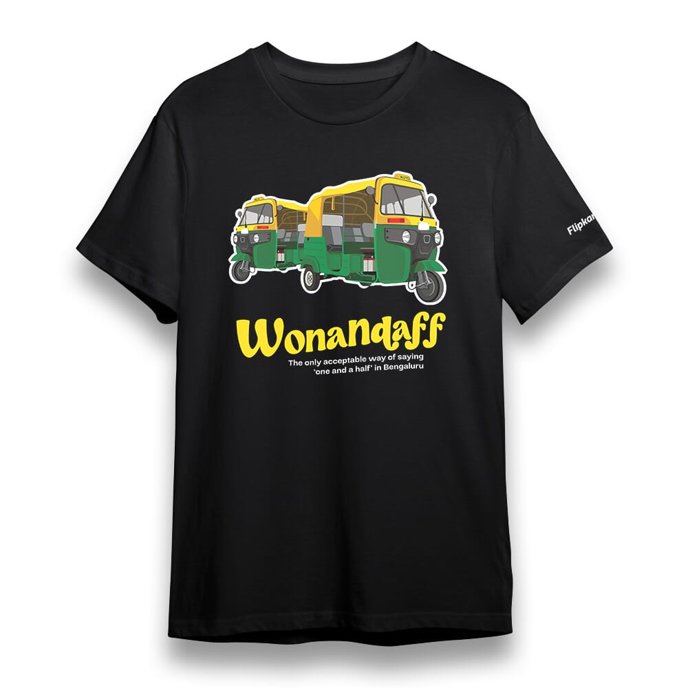 Auto Round Neck T-shirt - Black